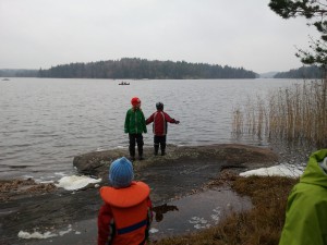 Långt därute.