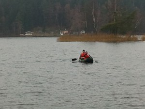 På väg tillbaka.